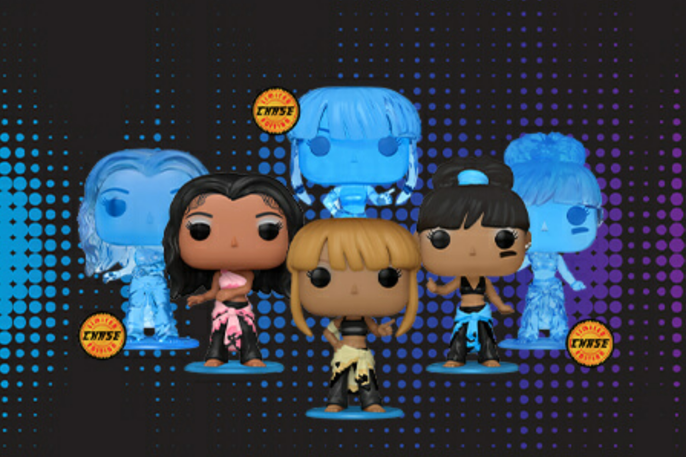 Funko Reveal TLC Pop! Rocks with Chase Figures